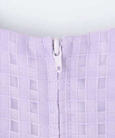 組曲 KIDS 【110-140㎝】シアーチェックバイカラー ワンピース