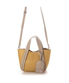 UNBILLION カシュカシュ cachecache / キーチャーム付きラウンドミニ2wayトート