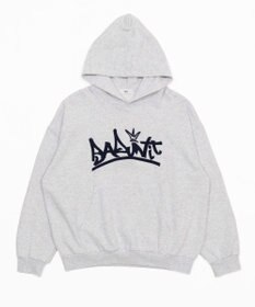 WEGO 【ユニセックス着用ITEM/SMLサイズ展開】グラフィックロゴプルパーカー