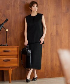 ICB スラブヤーンツイード ナロースカート