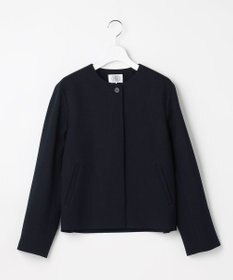 J.PRESS LADIES S 【WEB限定カラーあり】ツムギートflannel ノーカラー ジャケット