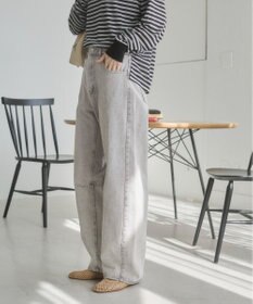 WEGO 【ANGIE VINTAGE】バレルレッグデニムパンツ