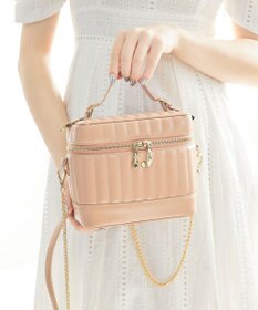 style code 【MERCURYDUO/マーキュリーデュオ】ストライプキルティング　バニティミニショルダーバッグ