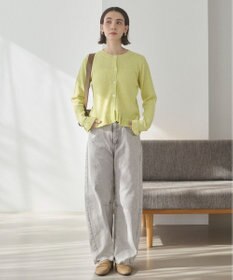 WEGO 【ANGIE VINTAGE】バレルレッグデニムパンツ