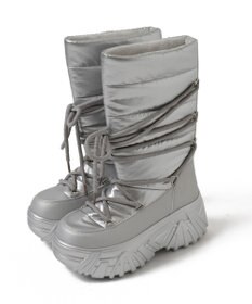 WEGO レースアップパテッドブーツ