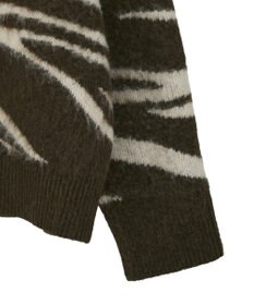 CRAFT STANDARD BOUTIQUE アニマルジャカードニットカーディガン