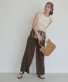 WEGO 【ANGIE VINTAGE】クロシェフリンジベスト