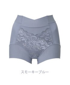 BRADELIS New York 【BRADELIS NewYork peace】綿混フィットレースショーツ ウエストからヒップ下まですっぽり包み補整するショーツ