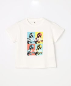 ANY KIDS 【洗濯機可能】恐竜プリント 半袖Tシャツ