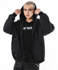 WEGO 【ユニセックス着用ITEM】フードデニムブルゾン