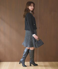 Feroux 【洗える】ブークレー ニットジャケット