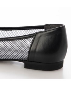 MODE ET JACOMO <carino>【レイン対応】メッシュポインテッドトゥパンプス