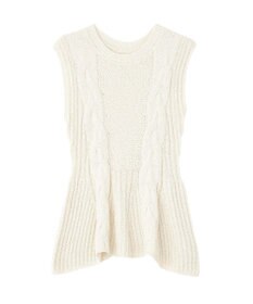 earth music&ecology フレアニットベスト