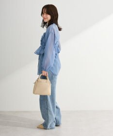 Green Parks 【WEB限定】ＳＥＴ２点フリルビスチェ＋シャツチュニックⅡ