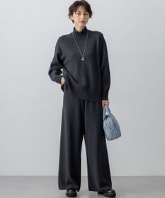 23区 L 【見上愛さん着用/洗える】カシミヤブレンド ニット パンツ