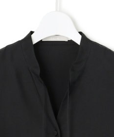 ICB L 【接触冷感・洗える】Cu/Peソフトツイル デザインブラウス