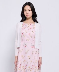 TOCCA EYELET AJISAI カーディガン アイボリー系