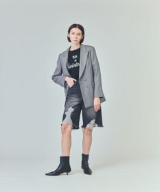 GRACE CONTINENTAL クラッシュハーフパンツ