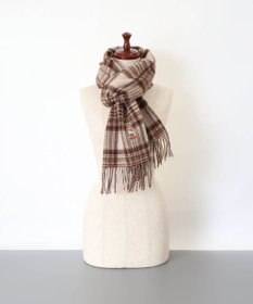 AURORA 【 POLO RALPH LAUREN（ポロ ラルフ ローレン） 】 Polo ベア チェック フリンジ ウール マフラー