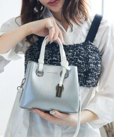 style code 【MERCURYDUO/マーキュリーデュオ】メタルアイレット　ミニショルダーバッグ、ハンドバッグ