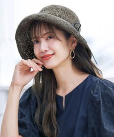 Tiaclasse ナチュラルな風合いのアンダリミックスクロシェハット