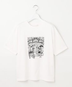 自由区 【洗える】グラフィック Tシャツ