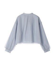 earth music&ecology チュールレイヤードシャツ