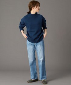 ANY 【洗濯機可/ウエストゴム/ストレッチ】ストレートデニムパンツ