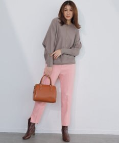 23区 L ヴィスコースストレッチ ドルマン ニット