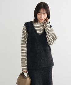 Green Parks ・Ｐｅｔｉｔ　Ｆｌｅｕｒ　シャギーニットベスト