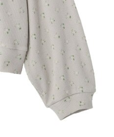 earth music&ecology 【予約】【綿100％】ダブルジップワッフルカーディガン