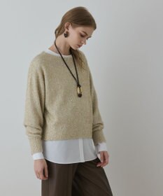 GRACE CONTINENTAL グリッターニットトップ