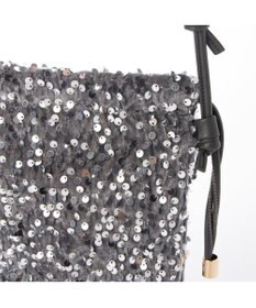 UNBILLION カシュカシュ cachecache / スパンコール巾着ミニショルダーバッグ