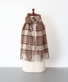 AURORA 【 POLO RALPH LAUREN（ポロ ラルフ ローレン） 】 Polo ベア チェック フリンジ ウール マフラー