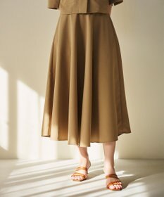 #Newans 【シワになりにくい】〈花乃まりあさんコラボ〉サーキュラースカート