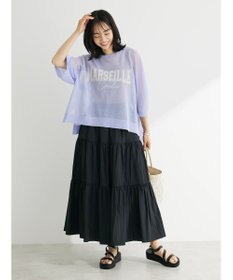 Green Parks シアーロゴニットプルオーバー