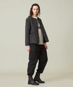 J.PRESS YORK STREET 【WOMEN】ノーカラーブルゾン