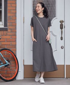 ANY L 【洗濯機可】Ａラインフレア ワンピース