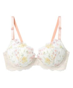 une nana cool Accent flower バックスタイルまでかわいい 3/4カップブラジャー