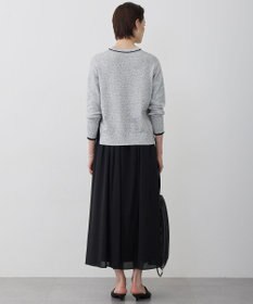 ICB L コットンツイスター クルーネックニット