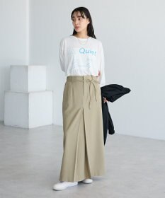 CRAFT STANDARD BOUTIQUE フロントタックロングスカート