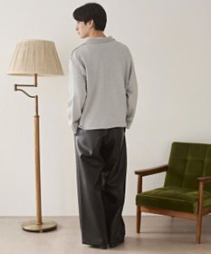 WEGO PUタックワイドトラウザー