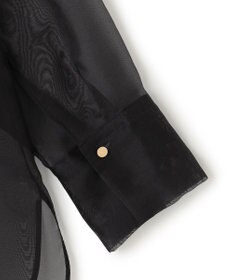 BEIGE， ERICA / シルクシースルークルーネックブラウス