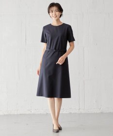 J.PRESS LADIES BAHARIYE SOLID フレアー ワンピース