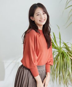 Tiaclasse L 【GOLD LABEL】【洗える】抗菌・防臭加工 ホールガーメント®ドルマンニット