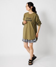 OP／FILA 【RUSTY】らくティブ｜プリント長袖Tシャツ