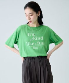 ANY シアーネップロゴＴシャツ