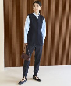 UNFILO フリルネック ブラウス