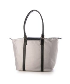 UNBILLION ペルケ perche / ナイロン×牛革かぶせジェムストーントートバッグ