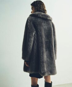 GRACE CONTINENTAL ウールボアショートコート